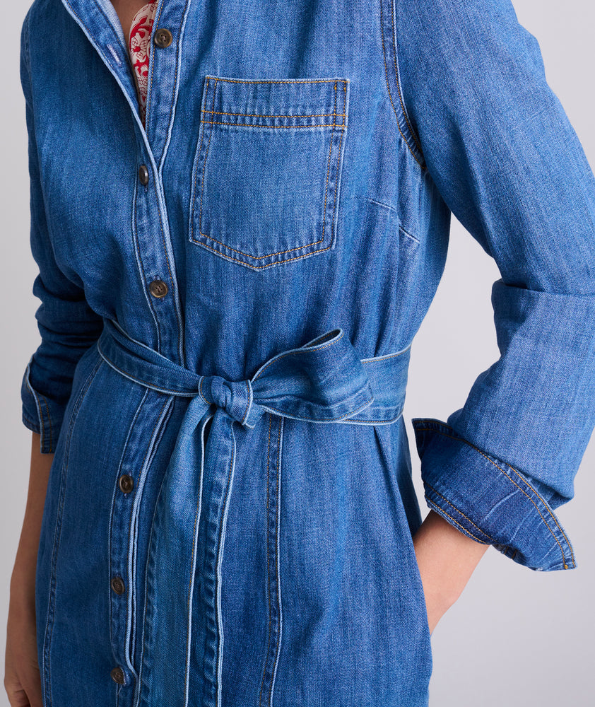 Denim Lea Shirtdress - FINAL SALE