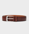 Double Stitch Leather Belt