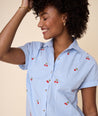 Cotton Stretch Short Sleeve Charlotte Shirt - FINAL SALE